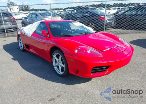 2001 Ferrari 360 z USA, uszkodzony, nr VIN ZFFYU51A410122794